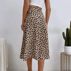 Maristelle – Printed Tie Side Wrap Skirt