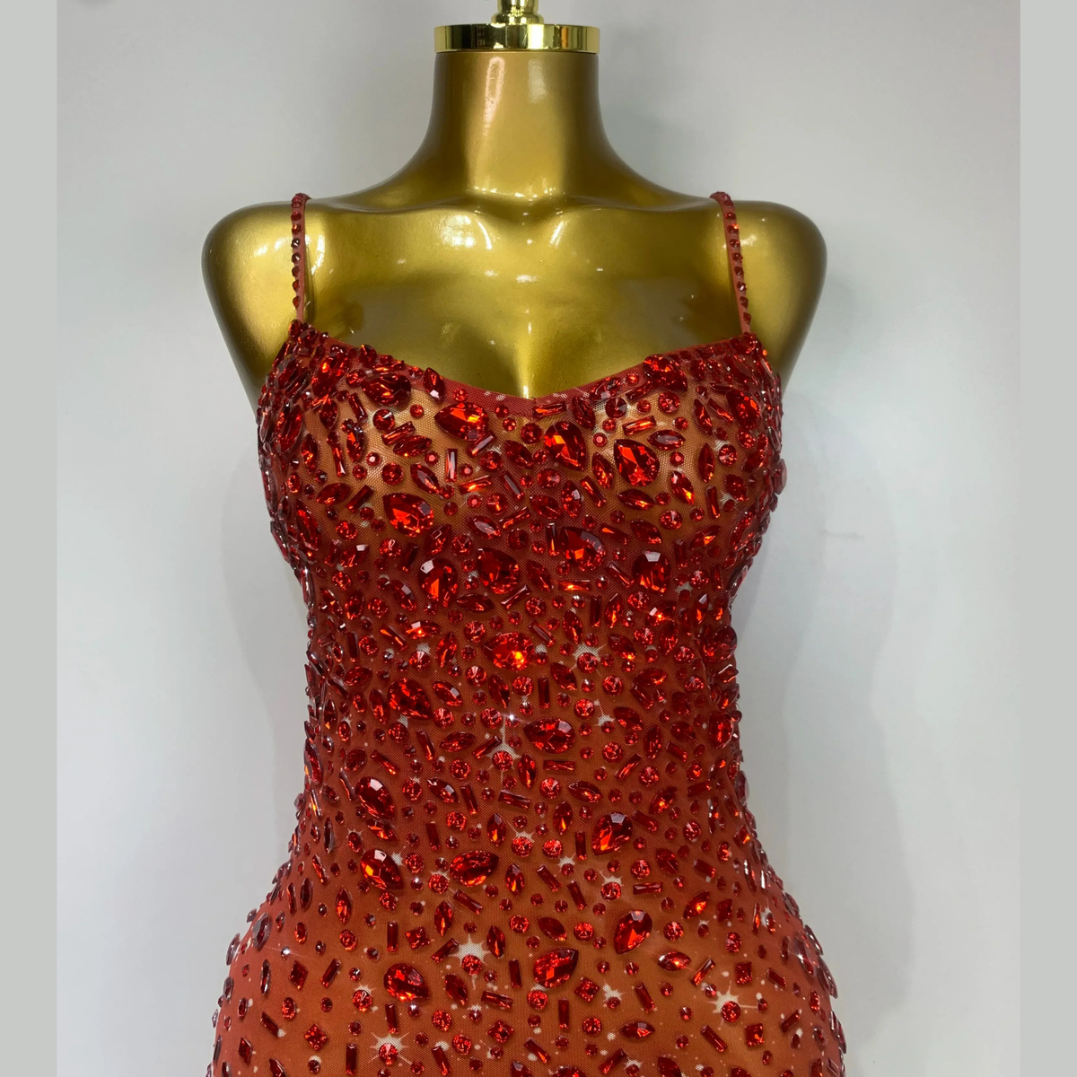 Zeraphielle – Crystal Illusion Rhinestone Gown