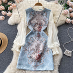 Altered Cheongsam A-line Dress