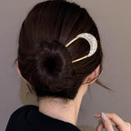 Pearl Fringed U-shaped Hairpin