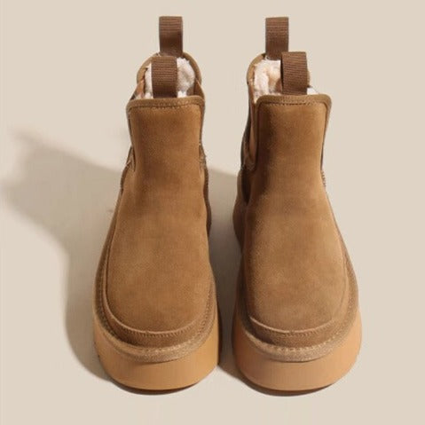 Vintage Padded Thickened Chelsea Boots