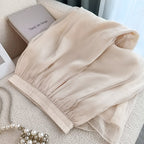 Big Hem Chiffon Wide-Leg Pants