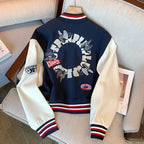 American Style Zipped Baseball Jersey