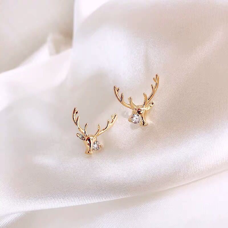 Cute Elk Ear Stud