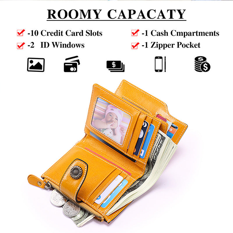 Multi-functional Buckled Card Case