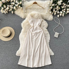 Camellia Halter Dress With Halter Back