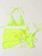 Mesh Three-piece Split Swimsuit