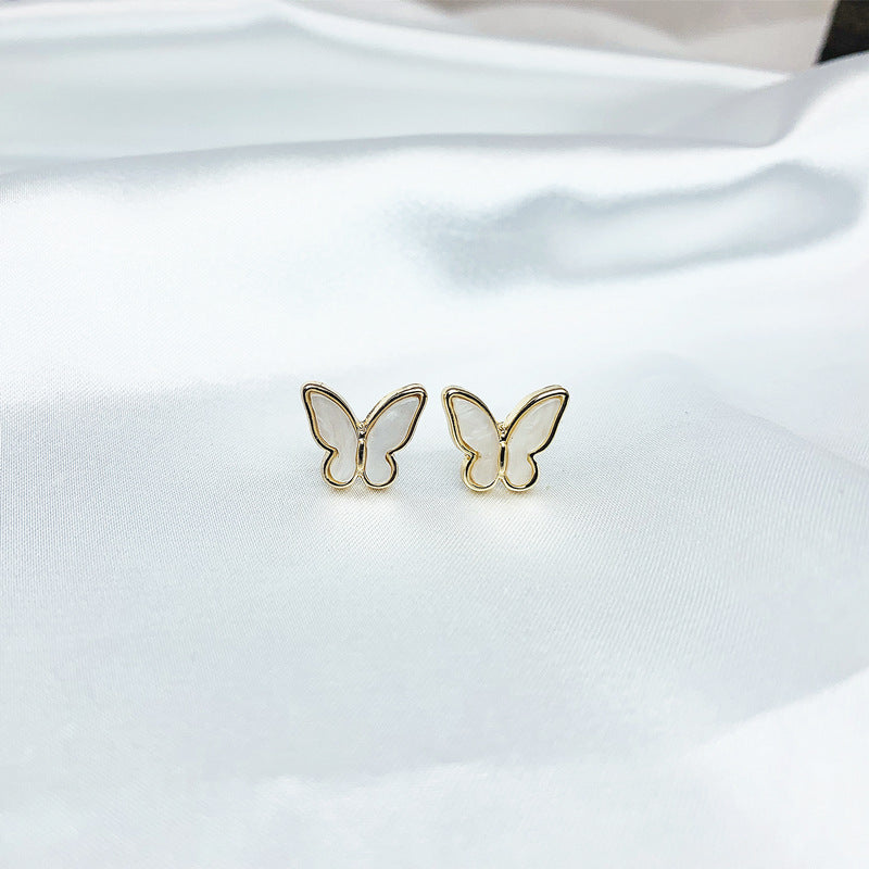 Korean-style Mini Butterfly Earrings