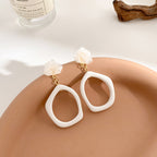 Irregular Acrylic Ear Stud
