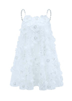 Manon Crystal-Embellished Floral Mini Dress
