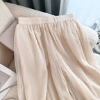 Big Hem Chiffon Wide-Leg Pants