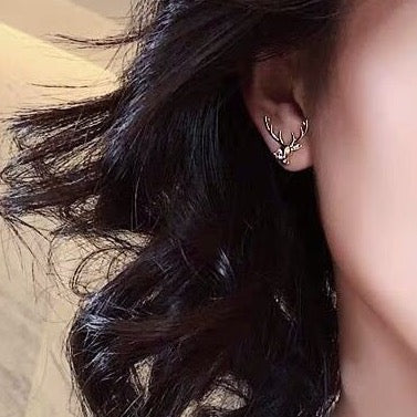 Cute Elk Ear Stud