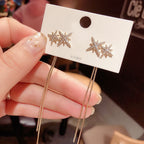Star Long Fringe Earrings