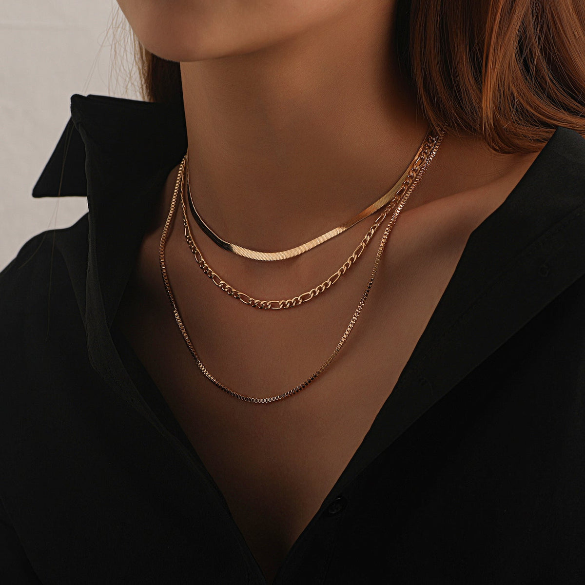 Punk Exaggerated Layered Alloy Necklace
