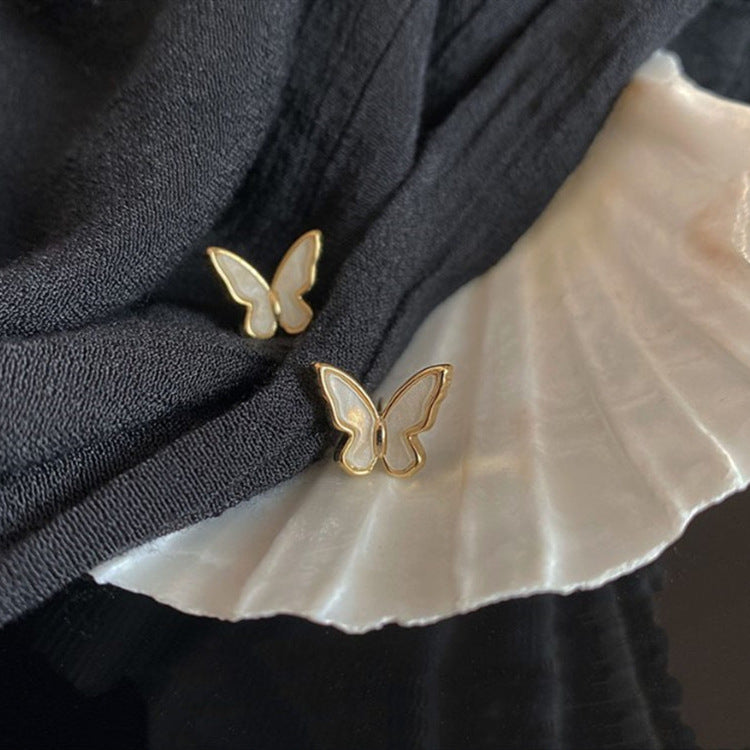 Vintage Butterfly Wings Stud Earrings