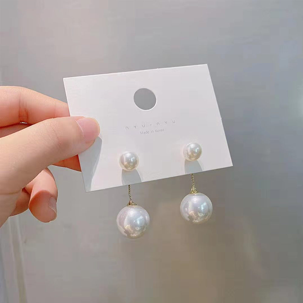 Pearl Chain Earrings