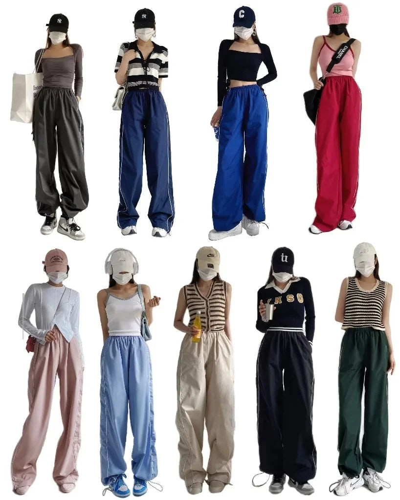 Sport Dry Pants With Straight Stripe
