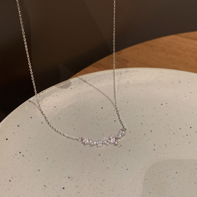 Delicate Zirconia Star Rhinstone Necklace