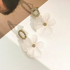 Mori Resin Flower Earrings
