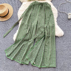 Bohemia Cardigan&Trousers Waven Knitted 2Pcs