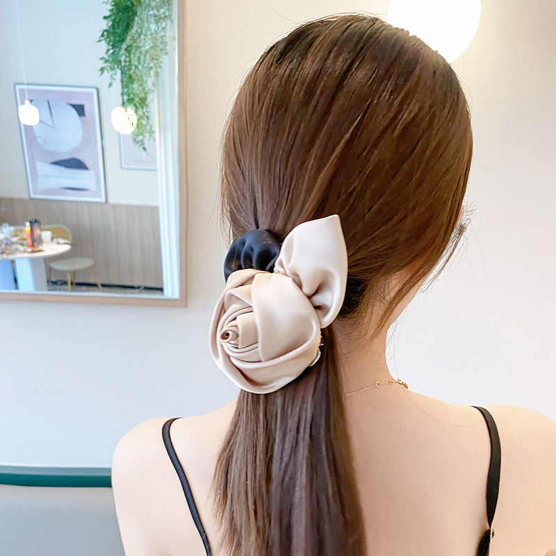 3d Fabric Rose Handmade Hair Clips