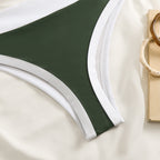 Quick Dry Solid Color Bikini