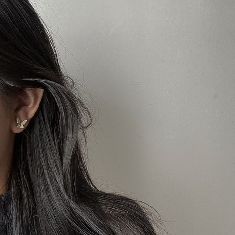 Vintage Butterfly Wings Stud Earrings