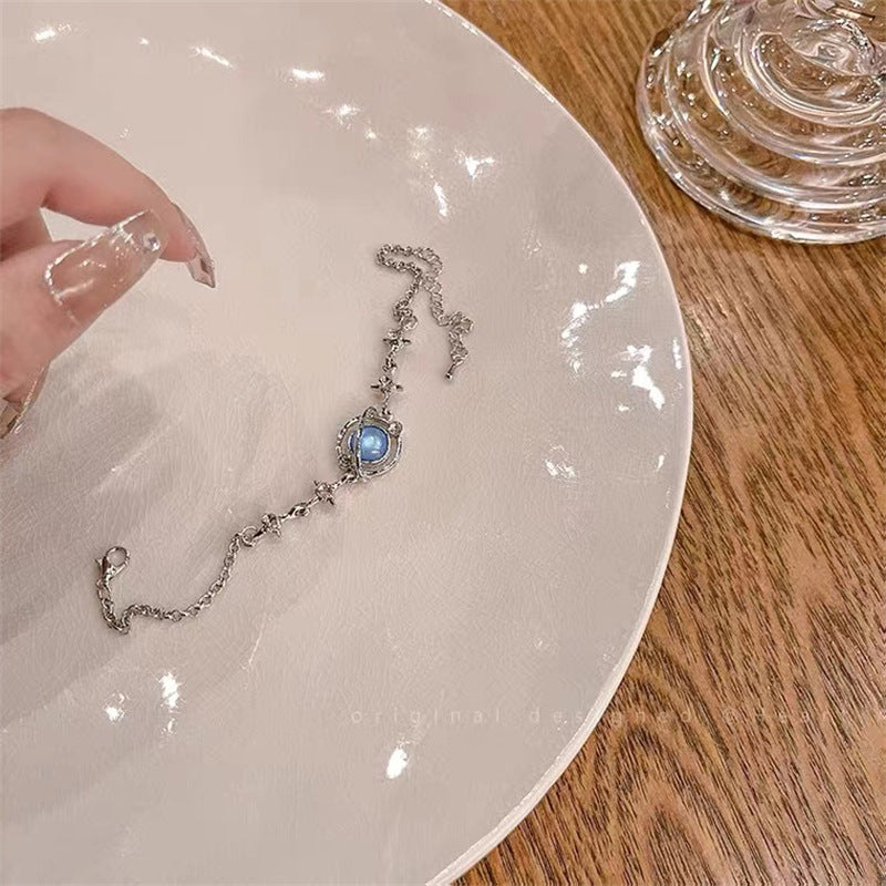 Moonstone Planet Bracelet