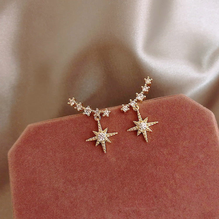 Hexagram Dangling Earrings
