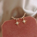 Hexagram Dangling Earrings