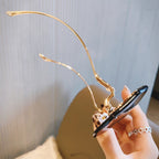 Polygonal Gradient Lenses Rimless Glasses