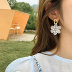 Mori Resin Flower Earrings