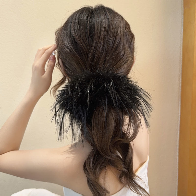 Solid Color Feathered Hair Accessories