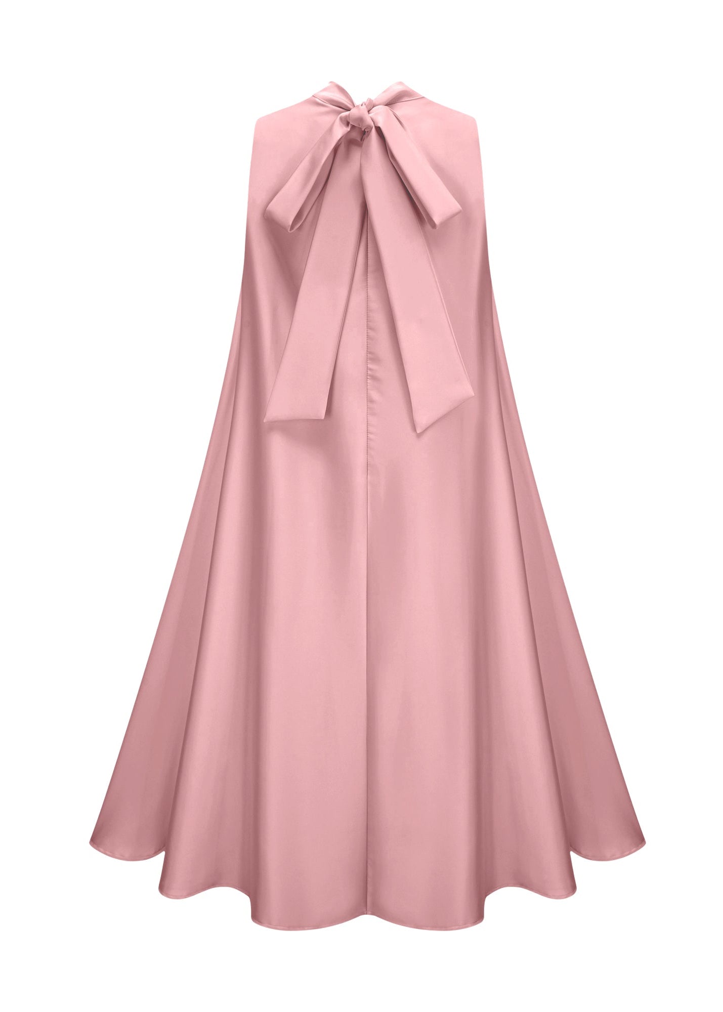 Theoline Sleeveless Floral-Applique Midi Dress In Pink