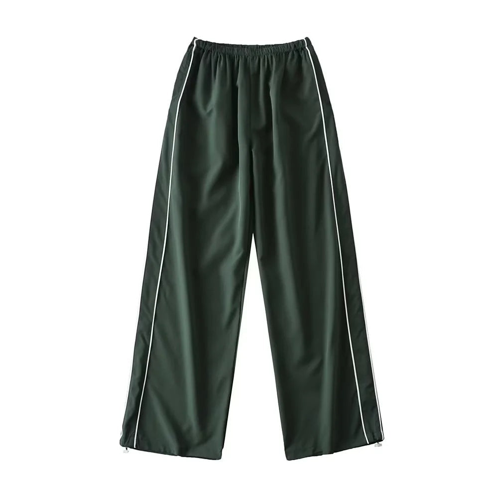 Sport Dry Pants With Straight Stripe