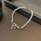 Pearl Bow Bracelet