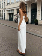 V-neck Halter Camisole&Skirt 2Pcs Set