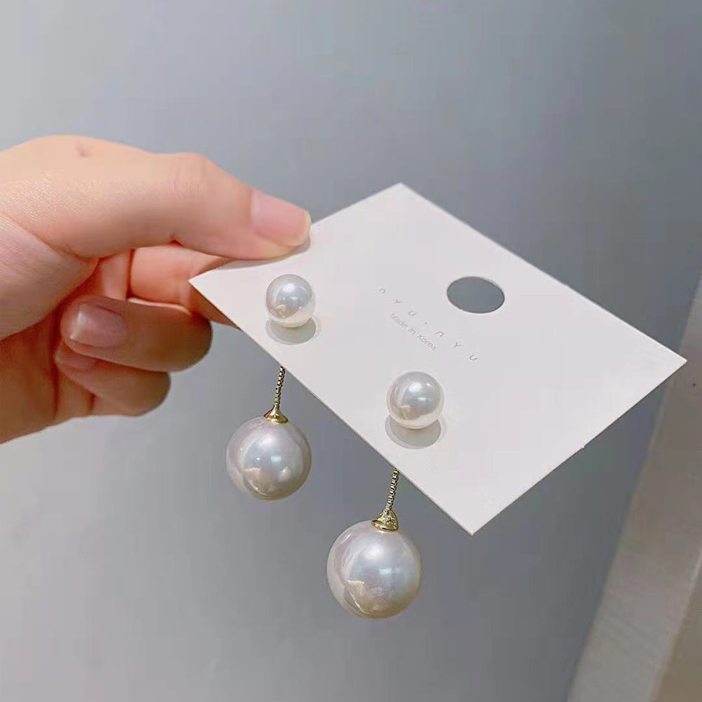 Pearl Chain Earrings