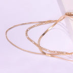 Punk Exaggerated Layered Alloy Necklace