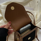 Vintage Trapezoidal Crossbody Shoulder Bag
