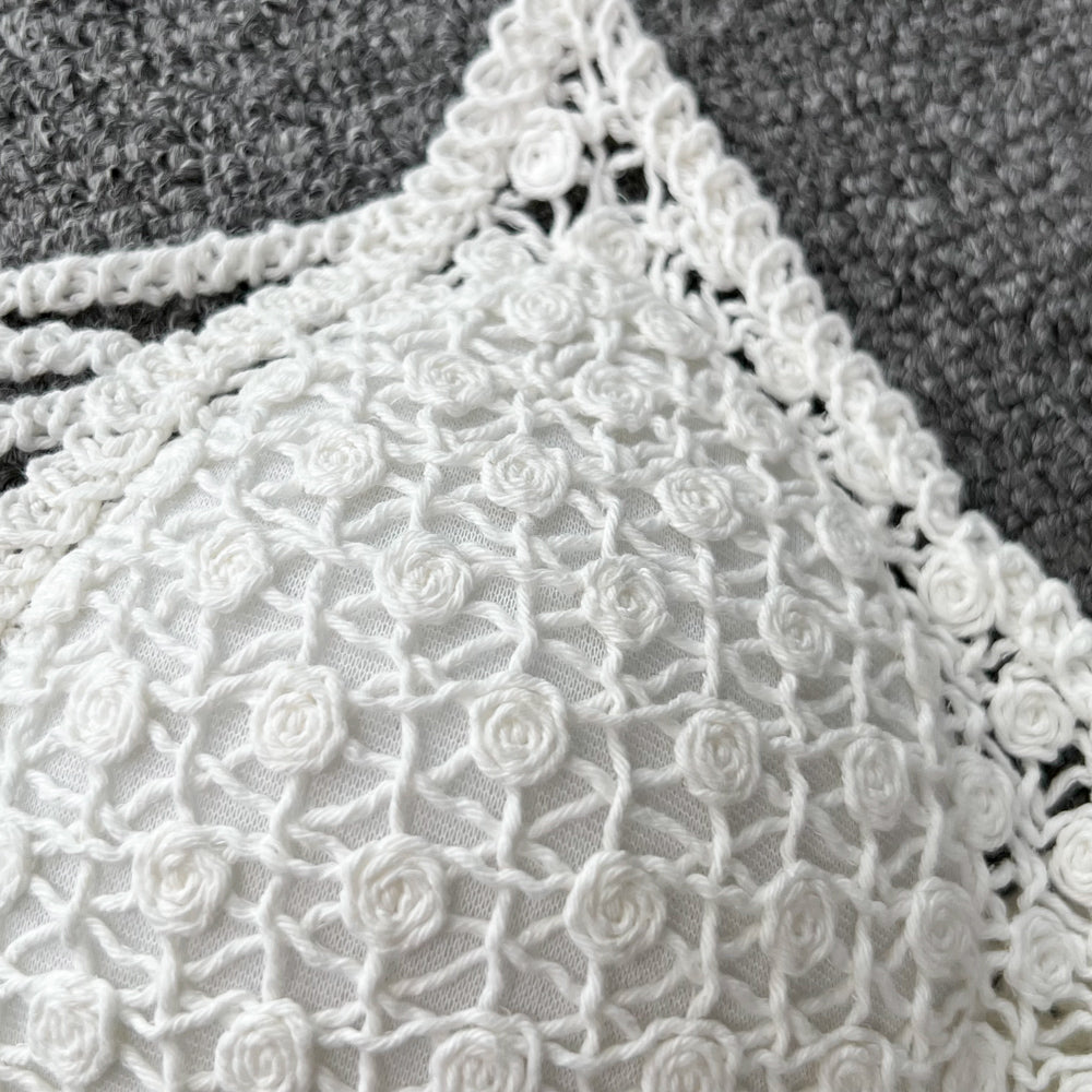 Knitted Halter Top& Wide-leg Shorts 2Pcs