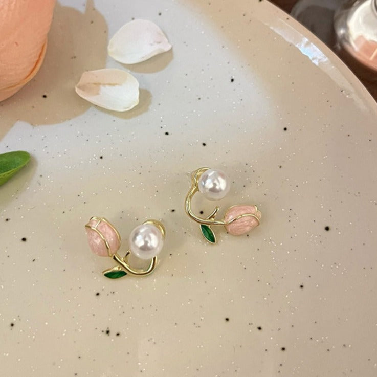 Sweetie Tulip Earrings&Necklace&Bracelet