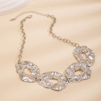 Irregular Liquid Metal Fluid Necklace&Belt