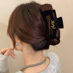 Vintage Black Velvet Hair Accessories