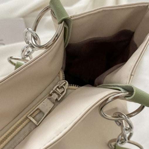 Monogrammed Square Tote Bag