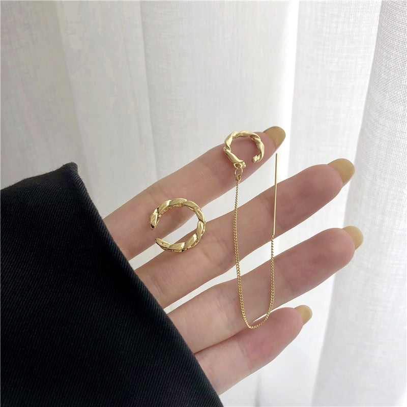 Vintage Tasseled Gold Ear Clip