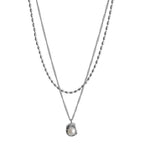 Elegant Double-layered Pearl Necklace