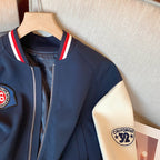 American Style Zipped Baseball Jersey