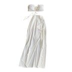 Bralette Top&A-line One-step Skirt 2Pcs