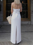 V-neck Halter Camisole&Skirt 2Pcs Set